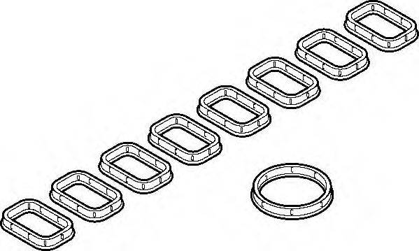 Комплект прокладок, впускний колектор