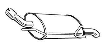Глушник вихлопних газів кінцевий