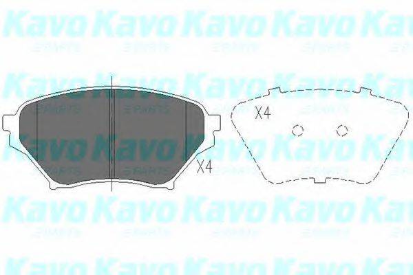 Комплект гальмівних колодок, дискове гальмо