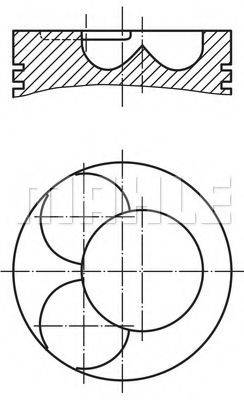 MAHLE ORIGINAL 0280602 Поршень