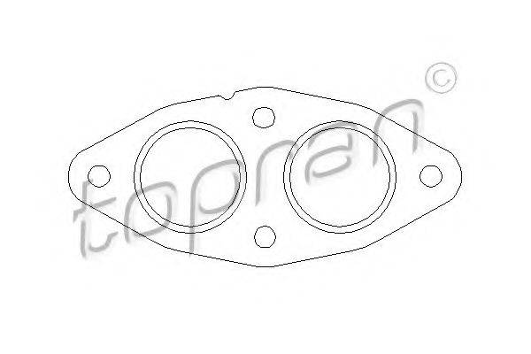 Прокладка, труба вихлопного газу