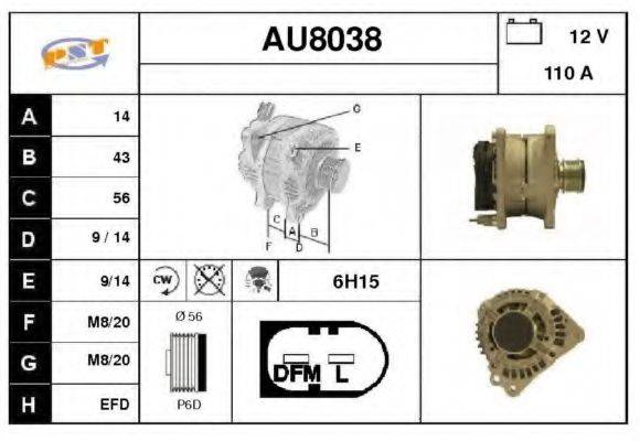 SNRA AU8038 Генератор